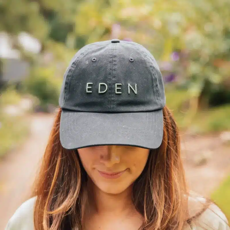 Female Wearing Eden Cap